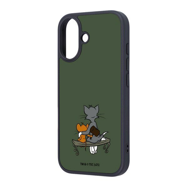 [2025] ingrem iPhone 17 Tom and Jerry Maru Shock Absorption Bumper Hybrid Case Hammer # IQ-WP52K4TB/TJ12 Ingrem (Smartphone Case/Cover)