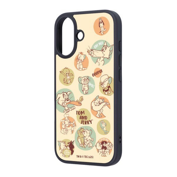 Rakuten - ［2025］ ingrem iPhone 17 トムとジェリー maru 衝撃吸収 バンパー ハイブリッドケース トムとジェリーとフレンズ # IQ-WP52K4TB/TJ66 イングレム (スマホケース・カバー)