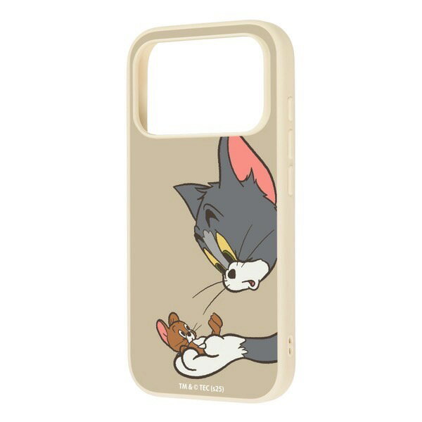 Rakuten - ［2025］ ingrem iPhone 17 Pro トムとジェリー maru 衝撃吸収 バンパー ハイブリッドケース トムとジェリー_キャッチ ホワイト # IQ-WP53K4TW/TJ42 イングレム (スマホケース・カバー)