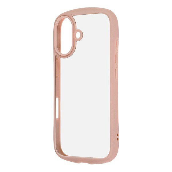 ［2025］ Ray Out iPhone 17 ハイブリッドタフケース Puffull +レンズガードリング ピンク # RT-P52CMD1/P レイアウト (スマホケース・カバー)