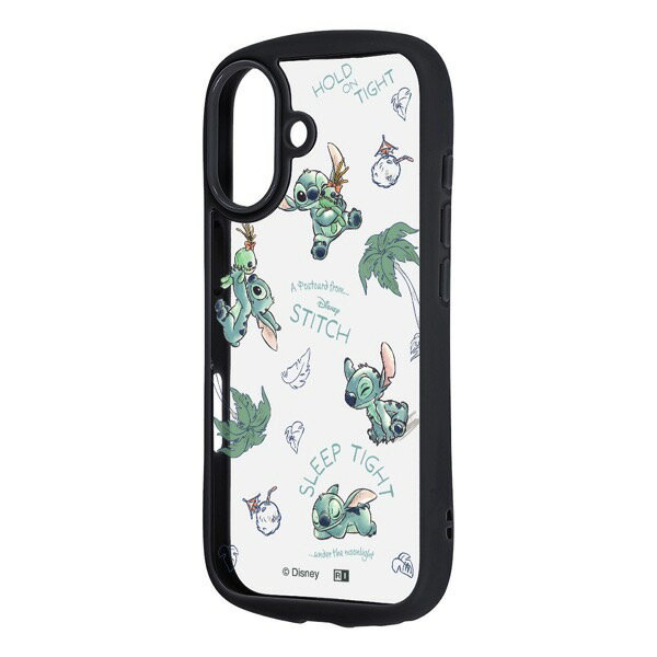 [2025] Ray Out iPhone 17 Disney Puffull Shock Absorption Bumper Hybrid Case - Various Stitch 2 # RC-DP52CMD2B/ST29 Layout (Smartphone Case/Cover)