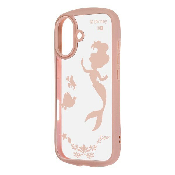 [2025] Ray Out iPhone 17 Disney Puffull Shock Absorption Bumper Hybrid Case Ariel # RC-DP52CMD2P/AR6 Layout (Smartphone Case/Cover)