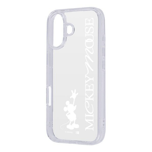 [2025] Ray Out iPhone 17 디즈니 내충격 하이브리드 케이스 미키 마우스 _실루엣_W # RC-DP52UC4/MK65_IF01 레이아웃(스마트폰 케이스 커버)