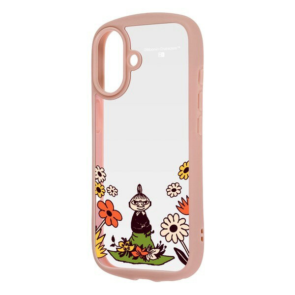［2025］ Ray Out iPhone 17 ムーミン Puffull 衝撃吸収 バンパー ハイブリッドケース リトルミイ&お花4 # RC-AP52CMD2P/MT99 レイアウト (スマホケース・カバー)
