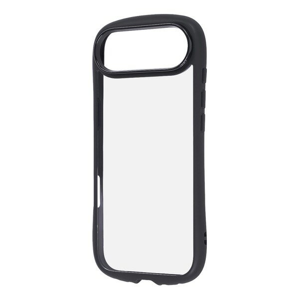 Rakuten - ［2025］ Ray Out iPhone Air ハイブリッドタフケース Puffull +レンズガードリング ブラック # RT-P54CMD1/B レイアウト (スマホケース・カバー)