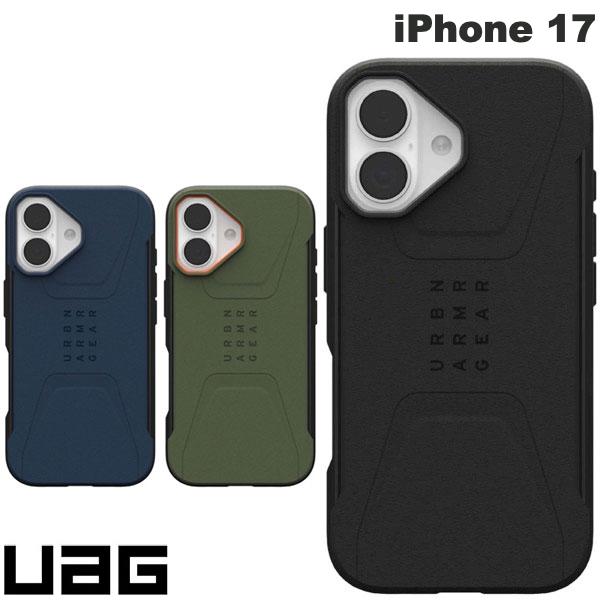 [2025] UAG iPhone 17 CIVILIAN Shockproof Case MagSafe Compatible UAG (Smartphone Case/Cover) Cool Men's Outdoor Tough