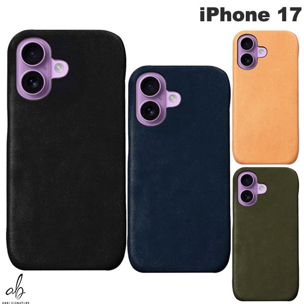 ［2025］ ABBI SIGNATURE iPhone 17 LISCIO イタリアンレザー MagSafe対応 バックカバー 本革 アビー シグネチャ (スマホケース・カバー) リスシオ 日本の職人が作る 牛革 天然皮革 自然の風合い スムースレザー プレゼント