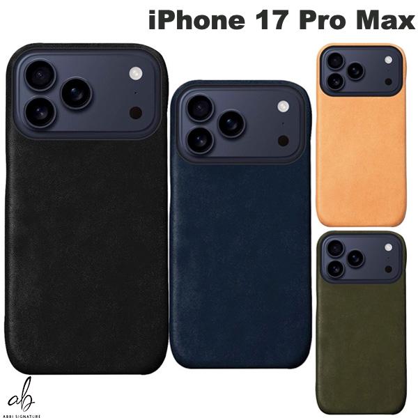 Rakuten - ［2025］ ABBI SIGNATURE iPhone 17 Pro Max LISCIO イタリアンレザー MagSafe対応 バックカバー 本革 アビー シグネチャ (スマホケース・カバー) リスシオ 日本の職人が作る 牛革 天然皮革 自然の風合い スムースレザー プレゼント