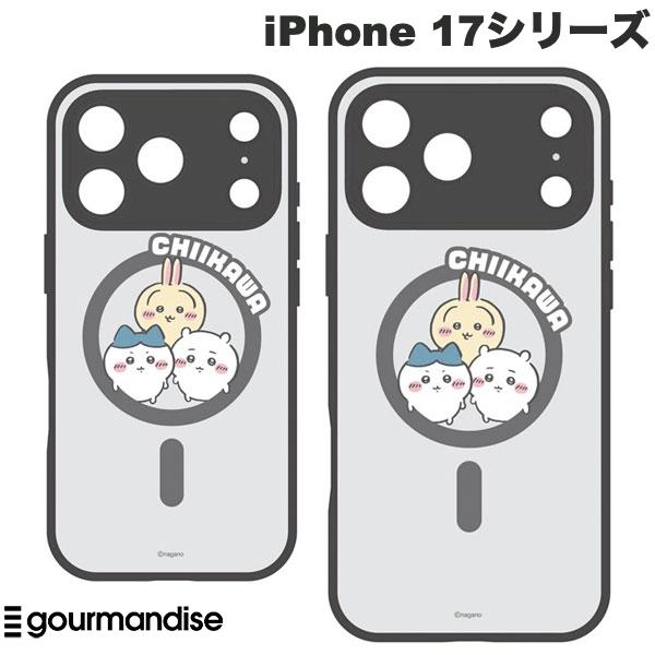 ［2025］ gourmandise iPhone 17 Pro / 17 Pro Max ちいかわ 耐衝撃ケース IIIIfi+ (イーフィット) プランプフレーム MagSafe対応ケース 集合 グルマンディーズ (スマホケース・カバー) キャラクター かわいい