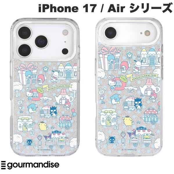 ［2025］ gourmandise iPhone 17 Pro / Air サンリオキャラクターズ Camera Frame ケース ミックス グルマンディーズ (スマホケース・カバー) キャラクター かわいい キティ ポムポムプリン キキ＆ララ