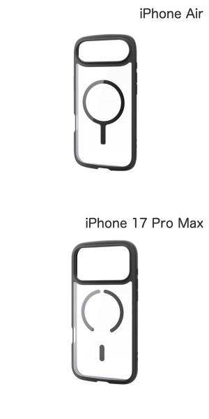 ［2025］ELECOM エレコム iPhone Air / 17 Pro Max TOUGH SLIM LITE フレームカラー MAGKEEP ブラック (スマホケース・カバー)