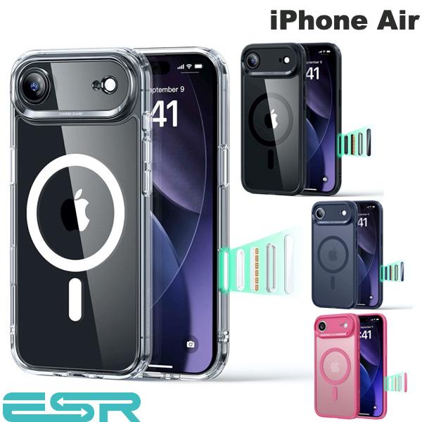【国内正規品】［2025］ ESR iPhone Air Classic Hybrid Magnetic Case Camera Control MagSafe対応 (スマホケース・カバー) イーエスアール カメラコントロールカバー付き キズに強い