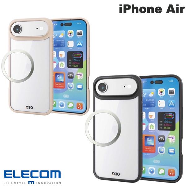 [2025]ELECOM ELECOM iPhone Air D3O 프레임 컬러 메탈 링 부착 (스마트폰 케이스 커버)