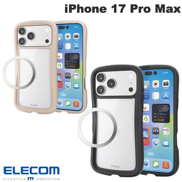 [2025]ELECOM ELECOM iPhone 17 Pro Max GRIP 프레임 컬러 메탈 링 부착(스마트폰 케이스 커버)