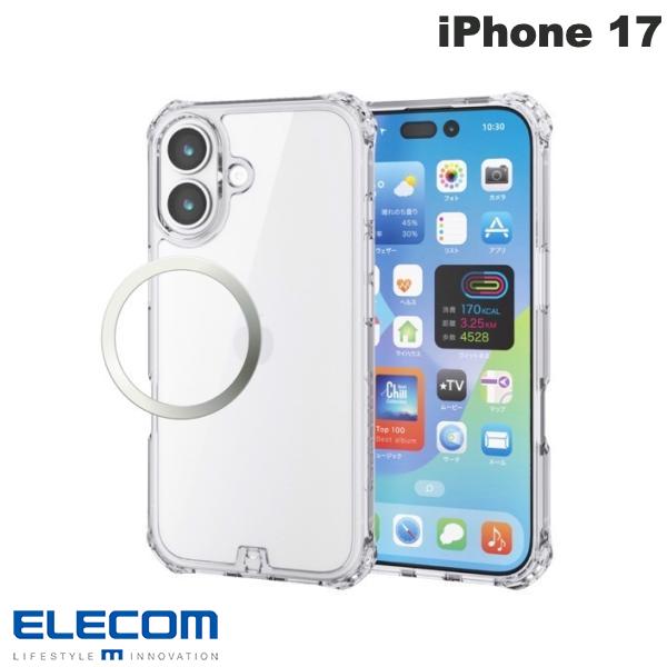 [2025]보호 필름 부착 ELECOM ELECOM iPhone 17 ZEROSHOCK 인비지블 메탈 링 부착 클리어 # PM-A25AZEROTCR ELECOM (스마트폰 케이스 커버)