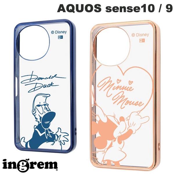 Rakuten - ［2025 / 2024］ ingrem AQUOS sense10 / 9 ディズニー 衝撃吸収 バンパー メタリック ハイブリッドケース イングレム (アンドロイドスマホケース・カバー) アクオス センス ssk26