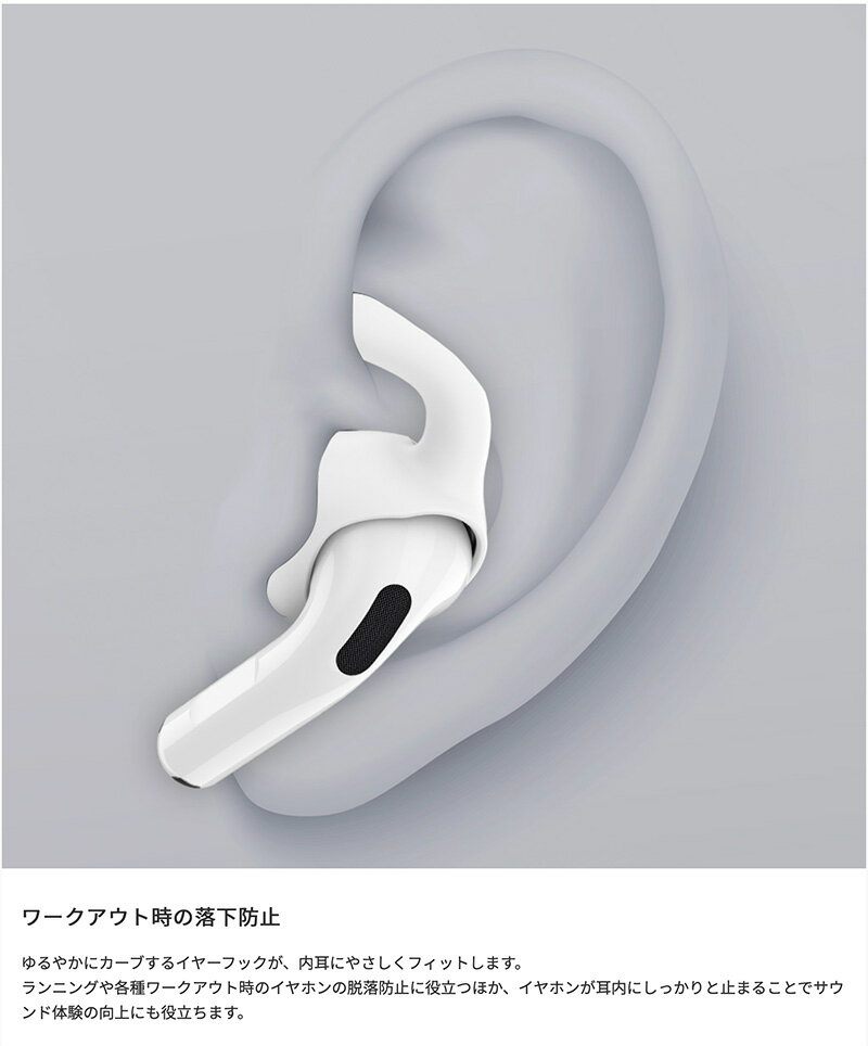 keyBudz AirPods Pro 3 EarBuddyz ���䡼�եå� �ۥ磻�� # KB28319APP3 �����Х� (����ۥ󡦥إåɥۥ󥪥ץ����)