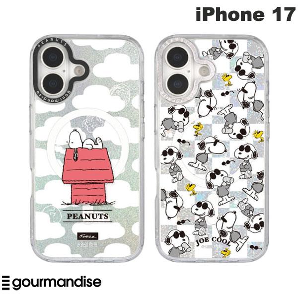 [2025] gourmandise iPhone 17 땅콩 스누피 Camera Frame MagSafe 대응 케이스 구루만디즈 (스마트폰 케이스 커버) 캐릭터 귀여운 조 쿨