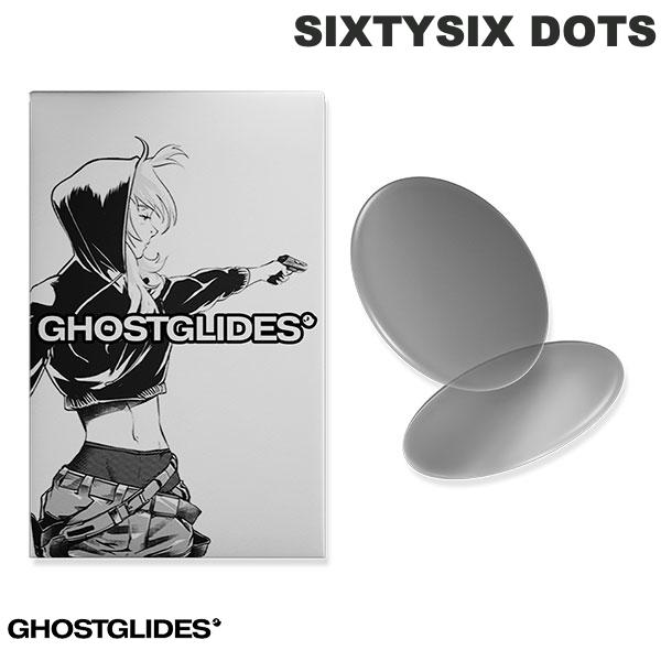 GHOSTGLIDES SIXTYSIX DOTS (2025年ロット) ナイロン66製マウスソール eSports ゲーミング # HL015070006 ゴーストグライド (マウスソール・グリップ)(2.0)