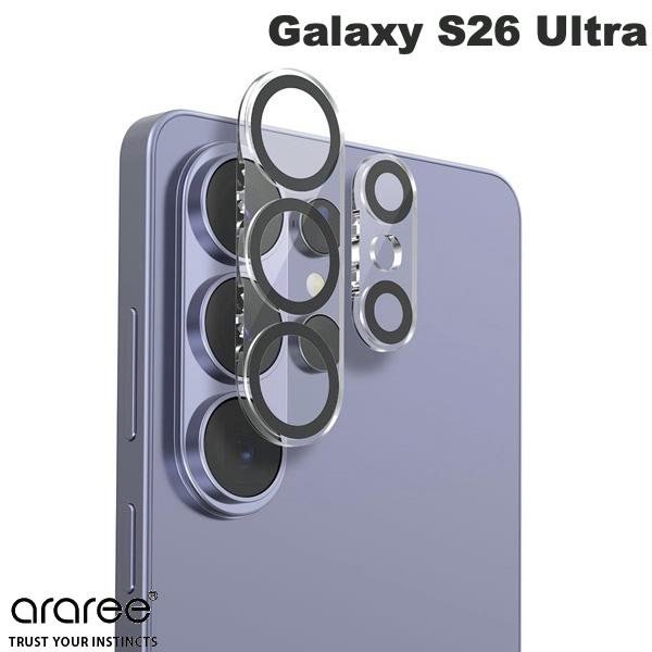 ［2026］ araree Galaxy S26 Ultra CORE CM カメラ専用強化ガラスフィルム # AR28391S26U アラリー (アンドロイドスマホ用液晶保護フィルム)