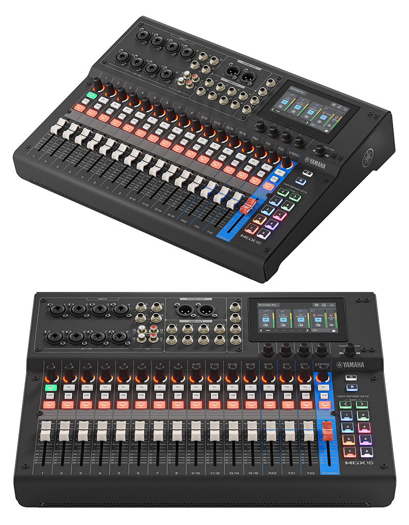 ���̥���ѥ��� YAMAHA MGX16 �ǥ�����ߥ����󥰥��󥽡��� ��ޥ� USB Type-C Bluetooth ���å��ѥͥ� �饤�� �ݥåɥ��㥹�� �饤���ۿ� �쥳���ǥ���