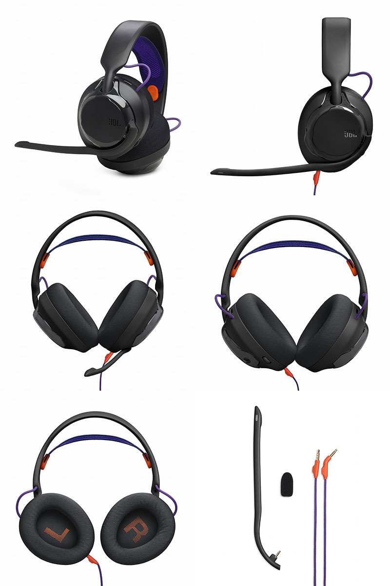 JBL Quantum 250 有線オーバーイヤーゲーミングヘッドセット ジェービーエル (マイク付き ヘッドホン)