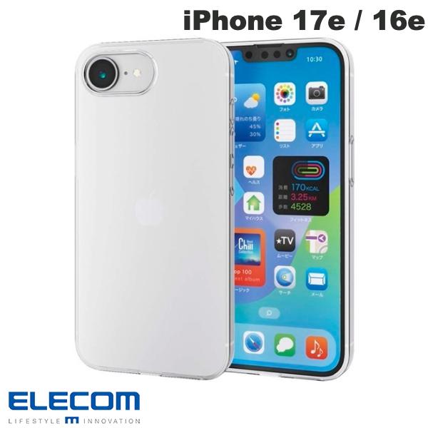 [2026]ELECOM ELECOM iPhone 17e / 16e 소프트 케이스 얇은 0.7mm 클리어 # PM-A25SUCUCR ELECOM (스마트폰 케이스 커버)