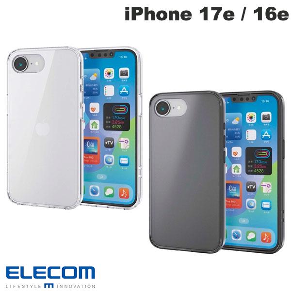 [2026]ELECOM ELECOM iPhone 17e / 16e 하이브리드 케이스 스탠다드(스마트폰 케이스·커버)