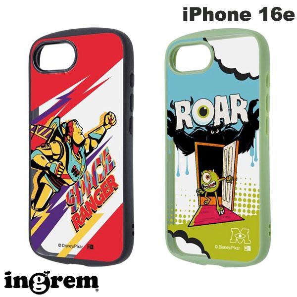 [2026] ingrem iPhone 16e 디즈니 픽사 Puffull 충격 흡수 범퍼 하이브리드 케이스 잉글렘 (스마트폰 케이스·커버) 버즈 마이크 캐릭터 귀여운 내충격 카메라 보호 튼튼