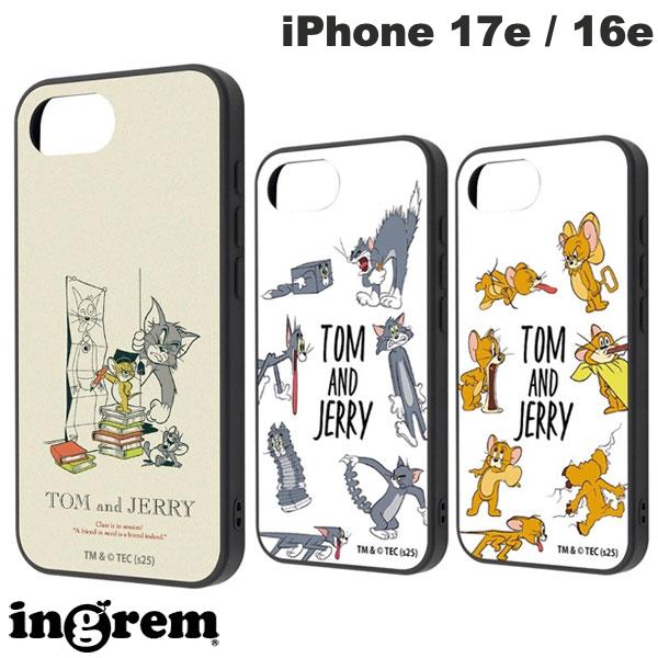 [2026] ingrem iPhone 17e / 16e 톰과 제리 maru 충격 흡수 범퍼 하이브리드 케이스 잉글렘 (스마트폰 케이스 커버)
