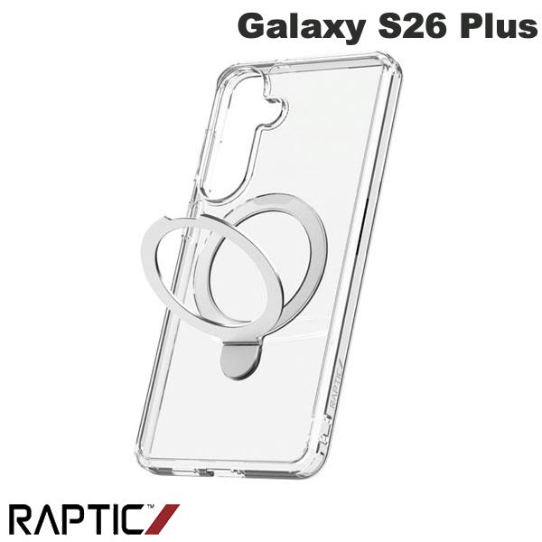 Rakuten - ［2026］ RAPTIC Galaxy S26 Plus Air Stand マグネットスタンド付き耐衝撃ケース Clear # RT_G6MCSPTTA_CL ラプティック (アンドロイドスマホケース・カバー)