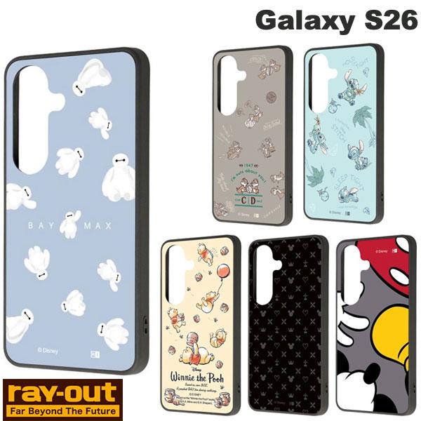 Rakuten - ［2026］ Ray Out Galaxy S26 ディズニー maru 衝撃吸収 バンパー ハイブリッドケース レイアウト (アンドロイドスマホケース・カバー) キャラクター かわいい