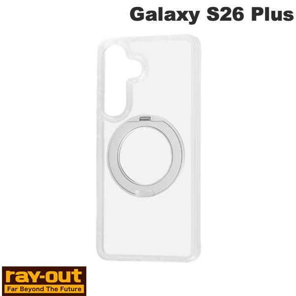 Rakuten - ［2026］ Ray Out Galaxy S26 Plus ハイブリッド タフケース 2H リング付き +MagSafe クリア # RT-GS26PCC23/CM レイアウト (アンドロイドスマホケース・カバー)
