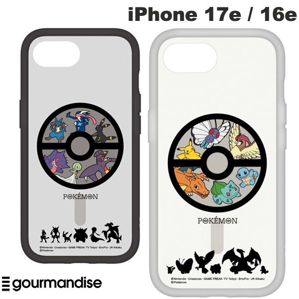 Rakuten - ［2026］ポケモン gourmandise iPhone 17e / 16e ポケットモンスター 耐衝撃ケース IIIIfi+ (イーフィット) プランプフレーム Magsafe対応ケース グルマンディーズ (スマホケース・カバー) Pokemon キャラクター かわいい