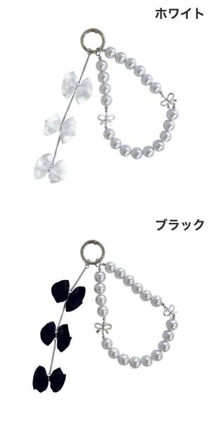 Apple専門店 キットカットのSUNCREST パールリボンストラップ サンクレスト (ストラップ)｜アングル2