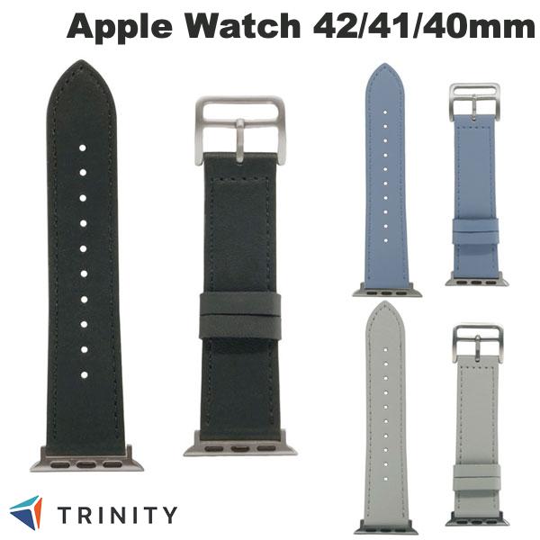 TRINITY Apple Watch 42 / 41 / 40 / 38mm 실리콘 가죽 밴드 트리니티 (애플 시계 벨트 밴드)