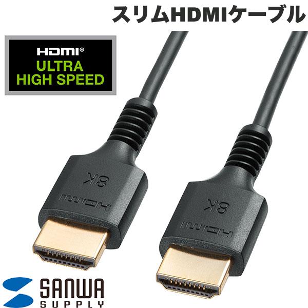 乐天商城 - SANWA UltraHighSpeed認証品 スリムHDMIケーブル