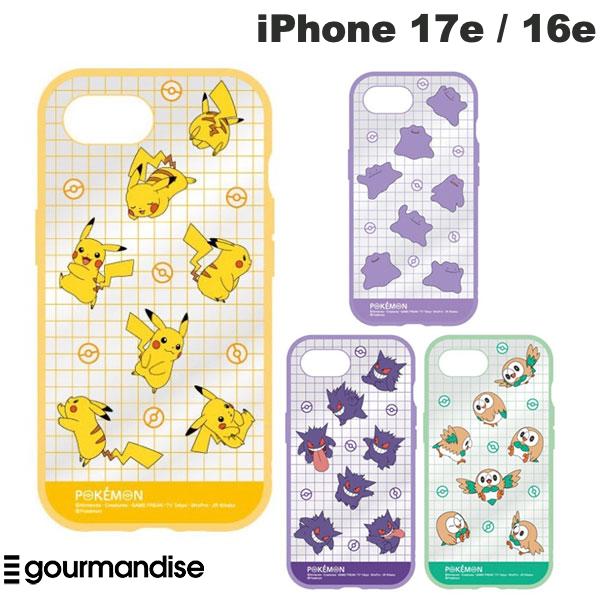 乐天商城 - ［2026 / 2025］ポケモン gourmandise iPhone 17e / 16e ポケットモンスター 耐衝撃ケース IIIIfi+ (イーフィット) Clear ケース グルマンディーズ (スマホケース・カバー) Pokemon キャラクター かわいい ピカチュウ ゲンガー メタモン モクロー
