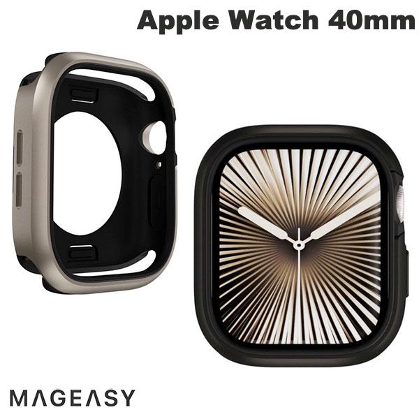 乐天商城 - ［6月19日発売］ MagEasy Apple Watch 40mm SE 3 / 2 / 1 / Series 6 / 5 / 4 Odyssey matte アルミxTPU ハイブリッドケース マグイージー (アップルウォッチケース カバー)