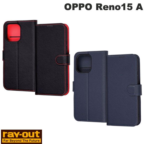 樂天商城 - ［2026］ Ray Out OPPO Reno15 A 手帳型レザーケース シンプル マグネット レイアウト