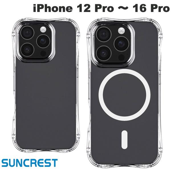 SUNCREST iPhone 16 Pro / 15 Pro / 14 Pro / 13 Pro / 12 Pro フィットケース サンクレスト (スマホケース) FIT CASE 衝撃吸収 MagSafe対応