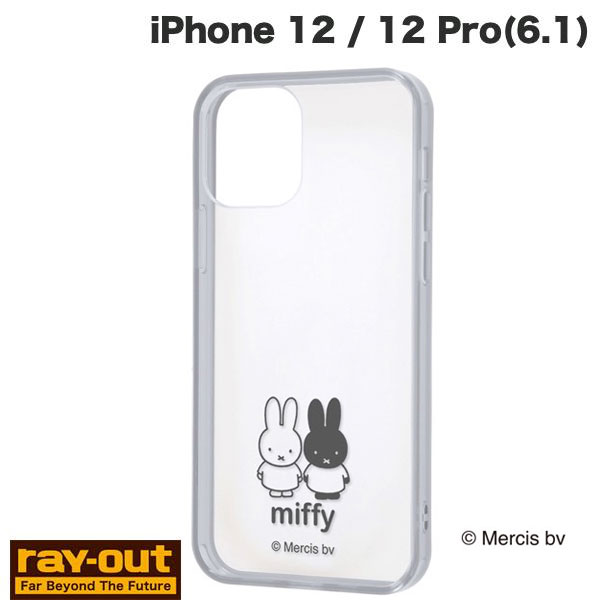 マラソンクーポン有 ネコポス RayOutiPhone12/12ProミッフィーハイブリッドケースCharafulミッフィー