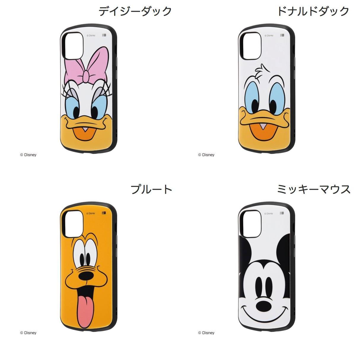 ingrem iPhone 12 mini ディズニーキャラクター 耐衝撃ケース MiA フェイスアップ ...
