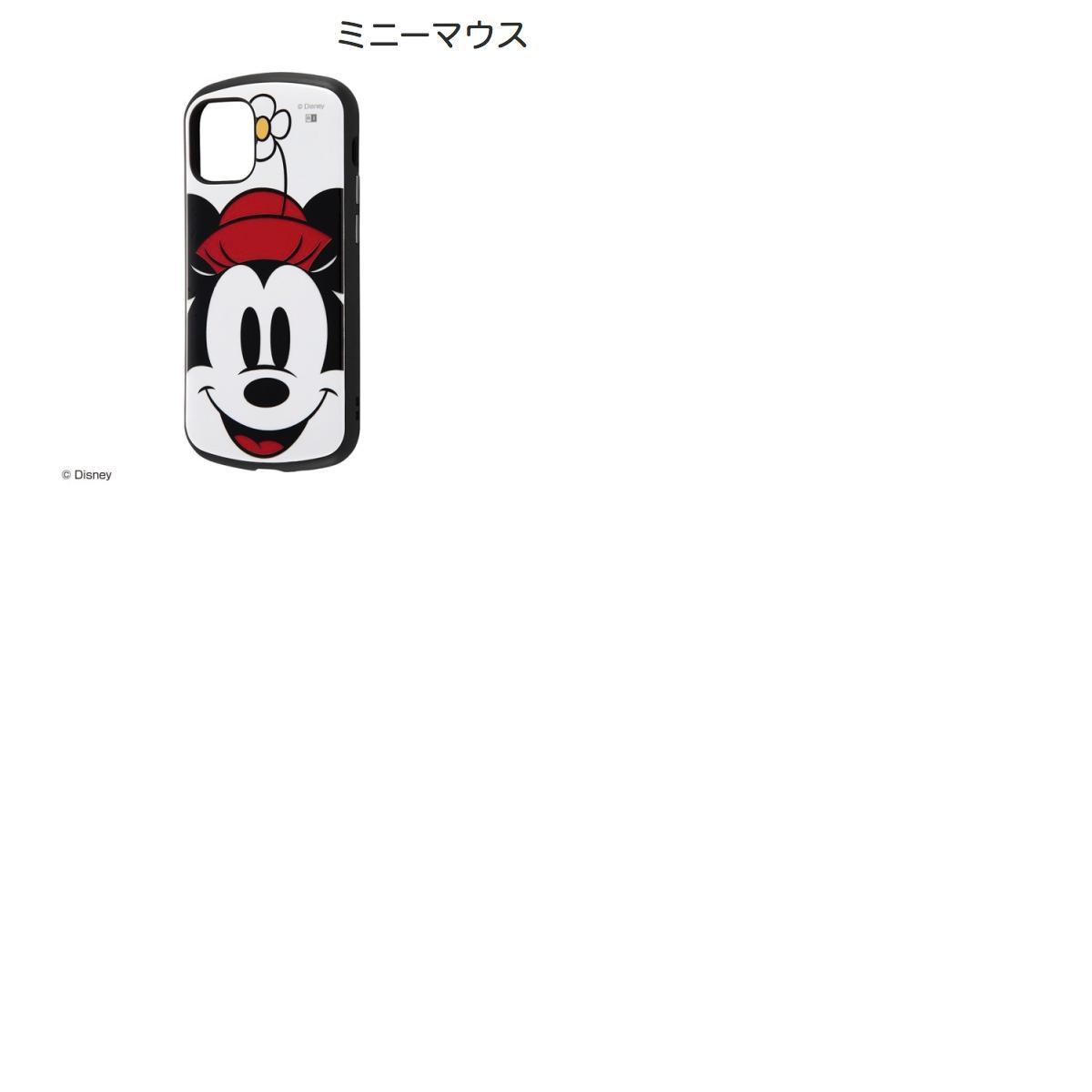 ingrem iPhone 12 mini ディズニーキャラクター 耐衝撃ケース MiA フェイスアップ ...
