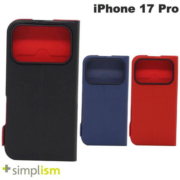 Rakuten - ［2025］トリニティ Simplism iPhone 17 Pro [Smart FlipNote] 薄型スマートフリップノートケース シンプリズム (スマホケース・カバー)