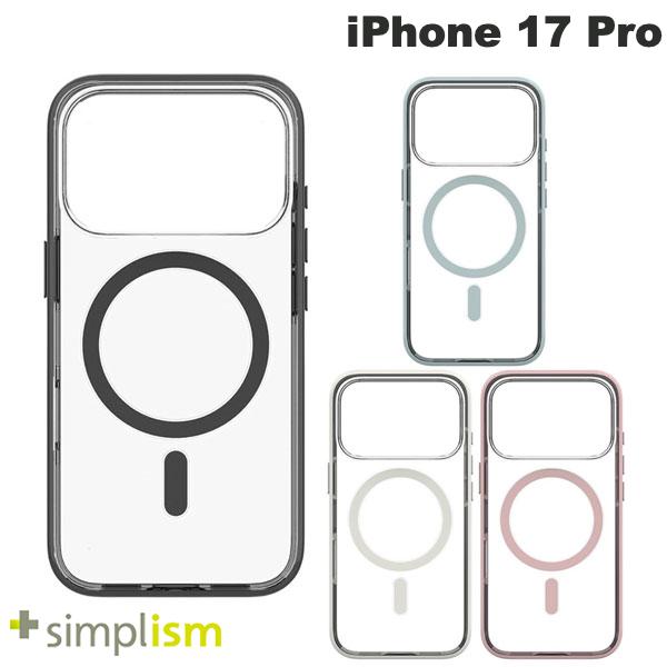 [2025] Trinity Simplism iPhone 17 Pro [Lumino] MagSafe Compatible Clear Hard Case (Smartphone Case/Cover) Shock Absorption