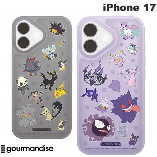 ［2025］ポケモン gourmandise iPhone 17 ポケットモンスター 耐衝撃ケース IIIIfi+ (イーフィット) Clear ケース グルマンディーズ (スマホケース・カバー) Pokemon キャラクター かわいい