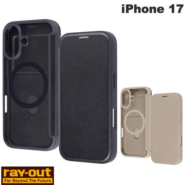 [2025] Ray Out iPhone 17 클리어 플립 케이스 마그넷 마그넷 충전 대응 레이아웃 (스마트폰 케이스 커버)