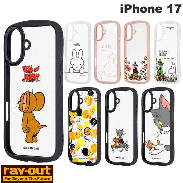 [2025] Ray Out iPhone 17 Puffull 충격 흡수 범퍼 하이브리드 케이스 레이아웃 (스마트폰 케이스 커버) 캐릭터 귀여운 톰과 제리 트위티 미피 무민 스너프킨