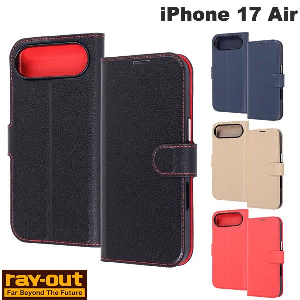 [2025] Ray Out iPhone Air 수첩형 가죽 케이스 심플 마그넷 레이아웃 (스마트폰 케이스 커버)
